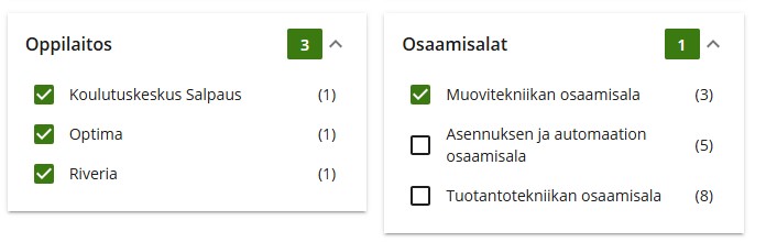 Ammatillisen muovialan koulutukseen 2024